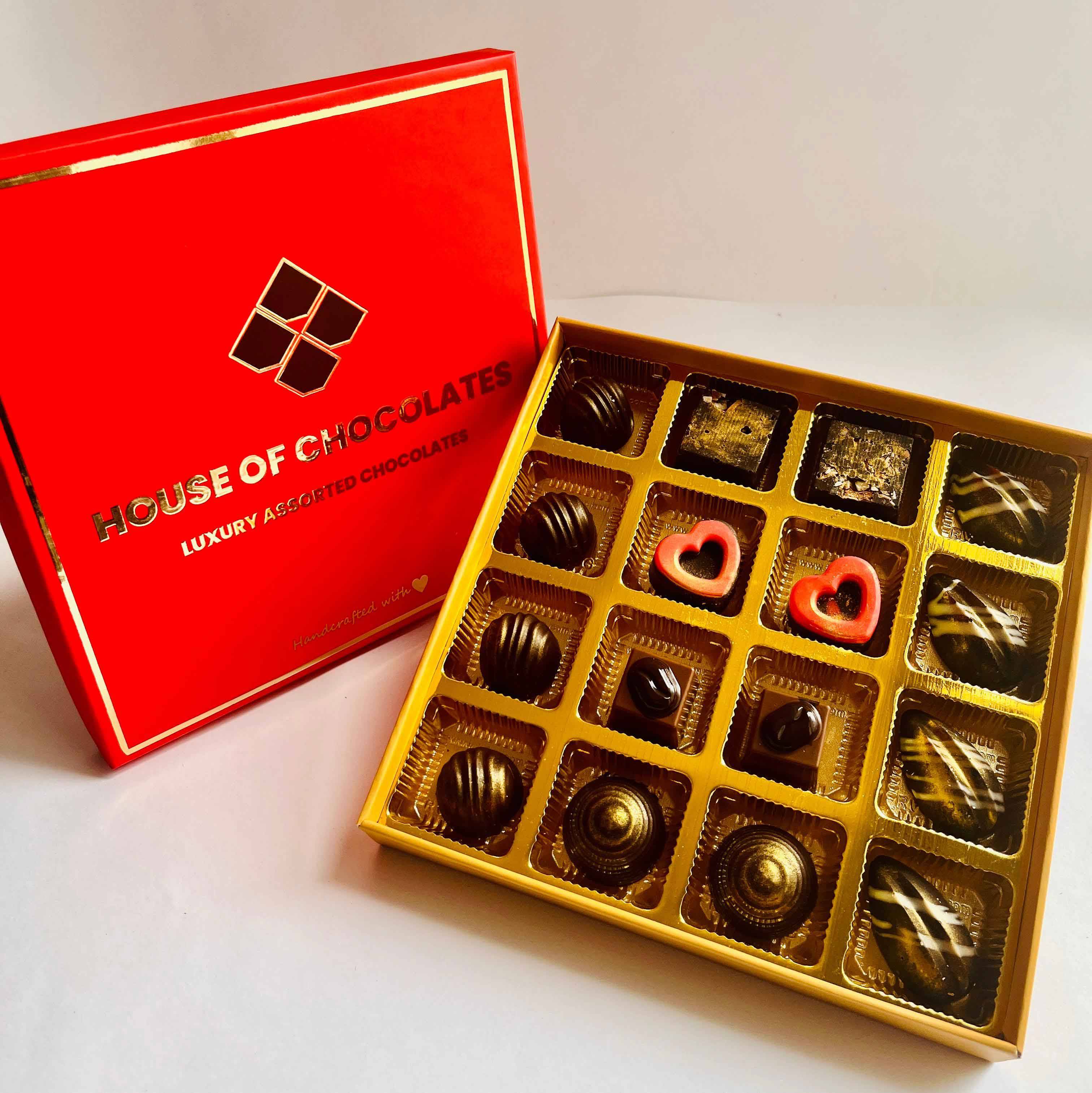 Assorted Luxury Chocolates [Box of 16]