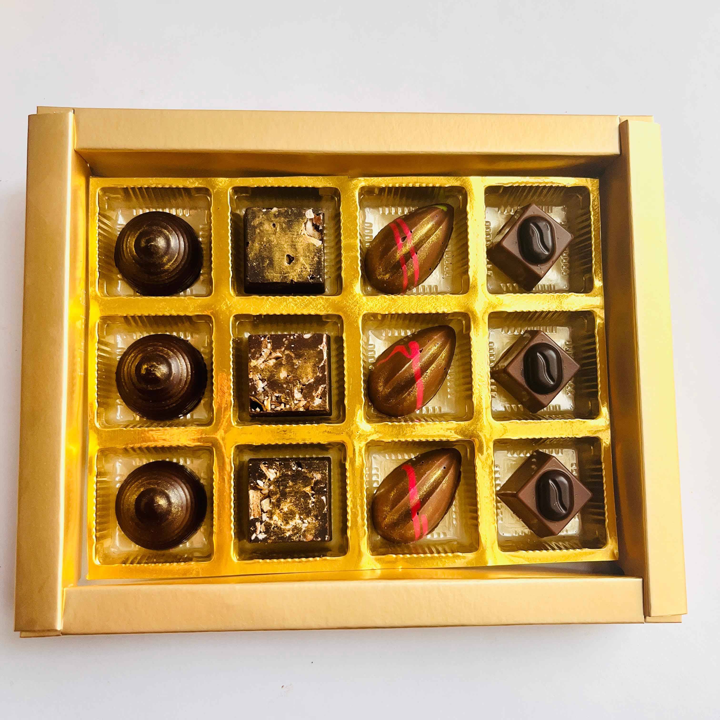 Assorted Luxury Chocolates [Box of 12]