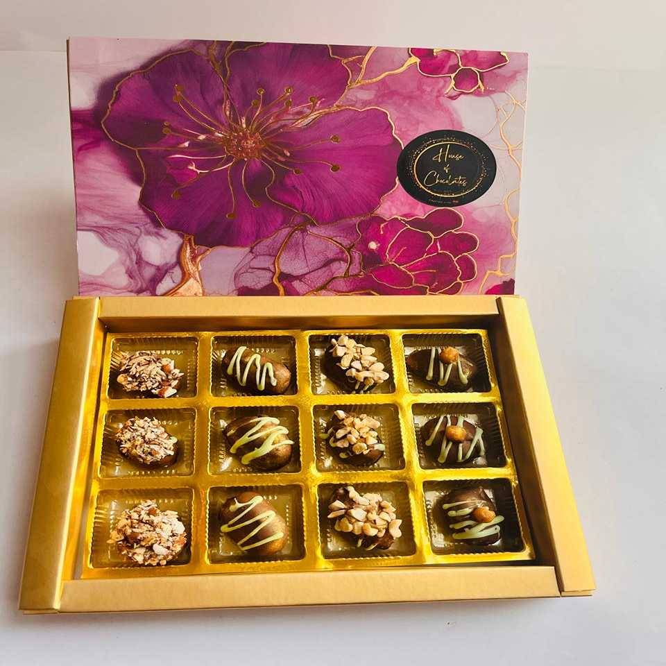 Stuffed Chocolate Dates [Box of 12]