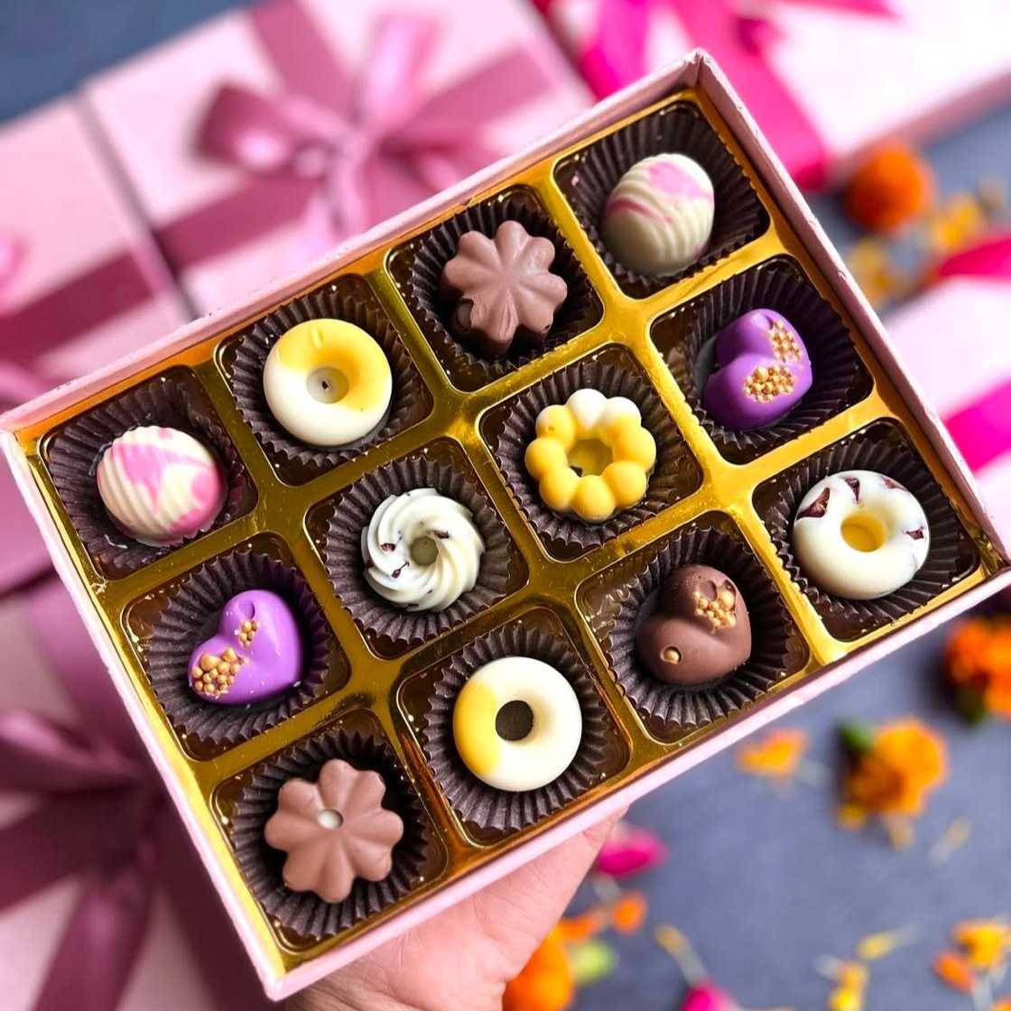 Fruit and Nut Chocolates for Kids [Box of 12]