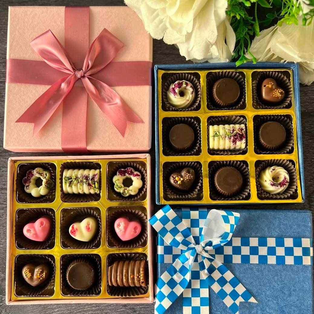 Fruit and Nut Chocolates for Kids [Box of 9]