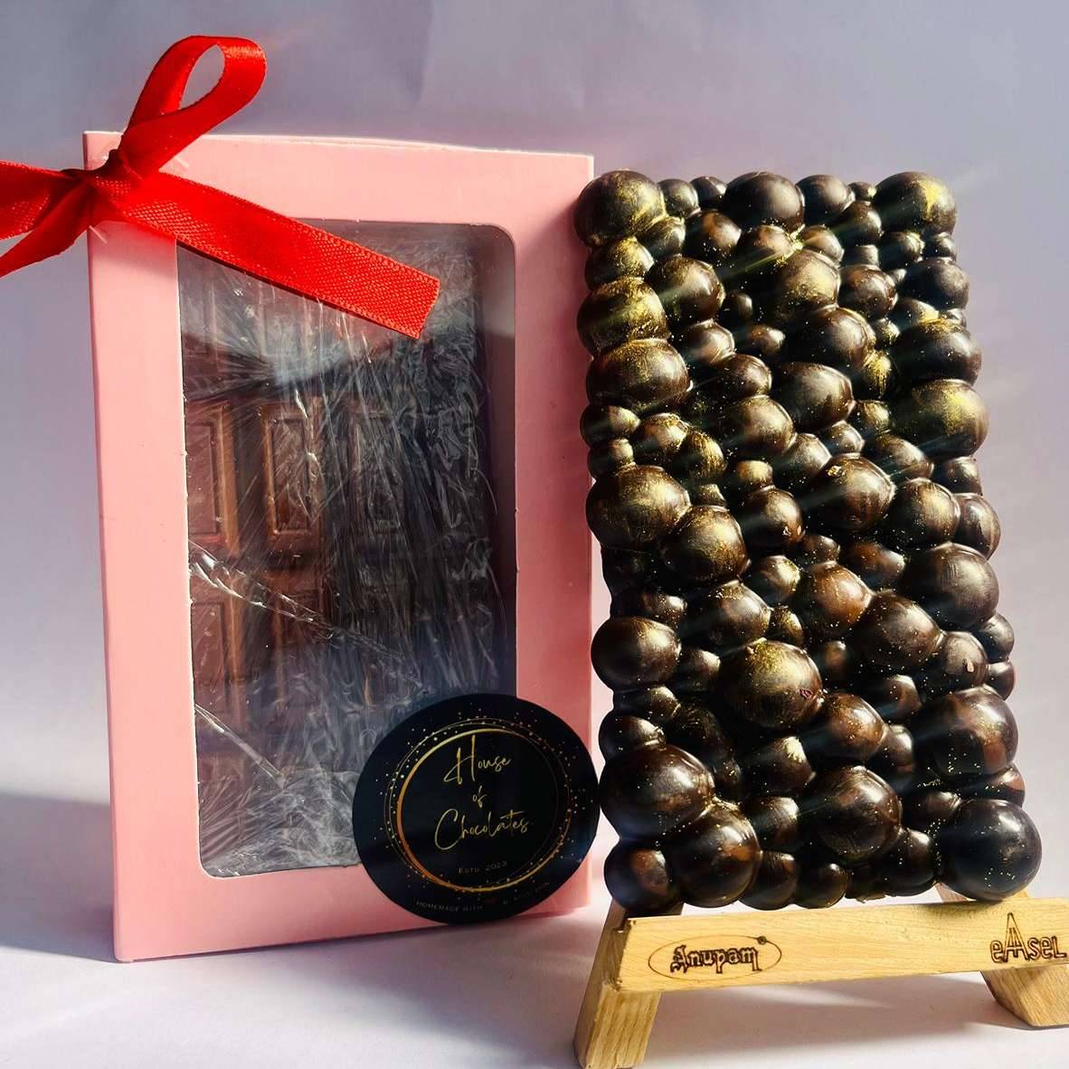 Rum and Raisin Dark Chocolate Bar