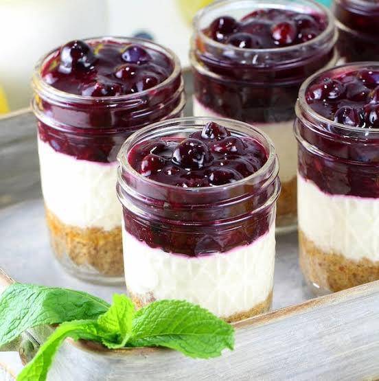 Blueberry Cheesecake Jar