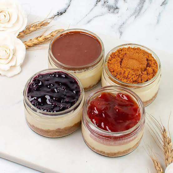Mango Cheesecake Jar