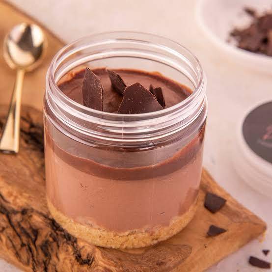 Brownie Cheesecake Jar